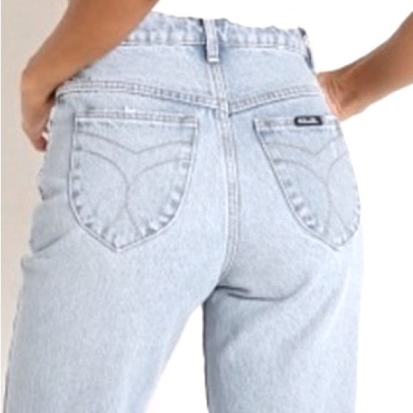 ROLLA'S Original High Rise Straight Jeans in Faded Vintage Worn Wash Size 28 - Picture 9 of 9